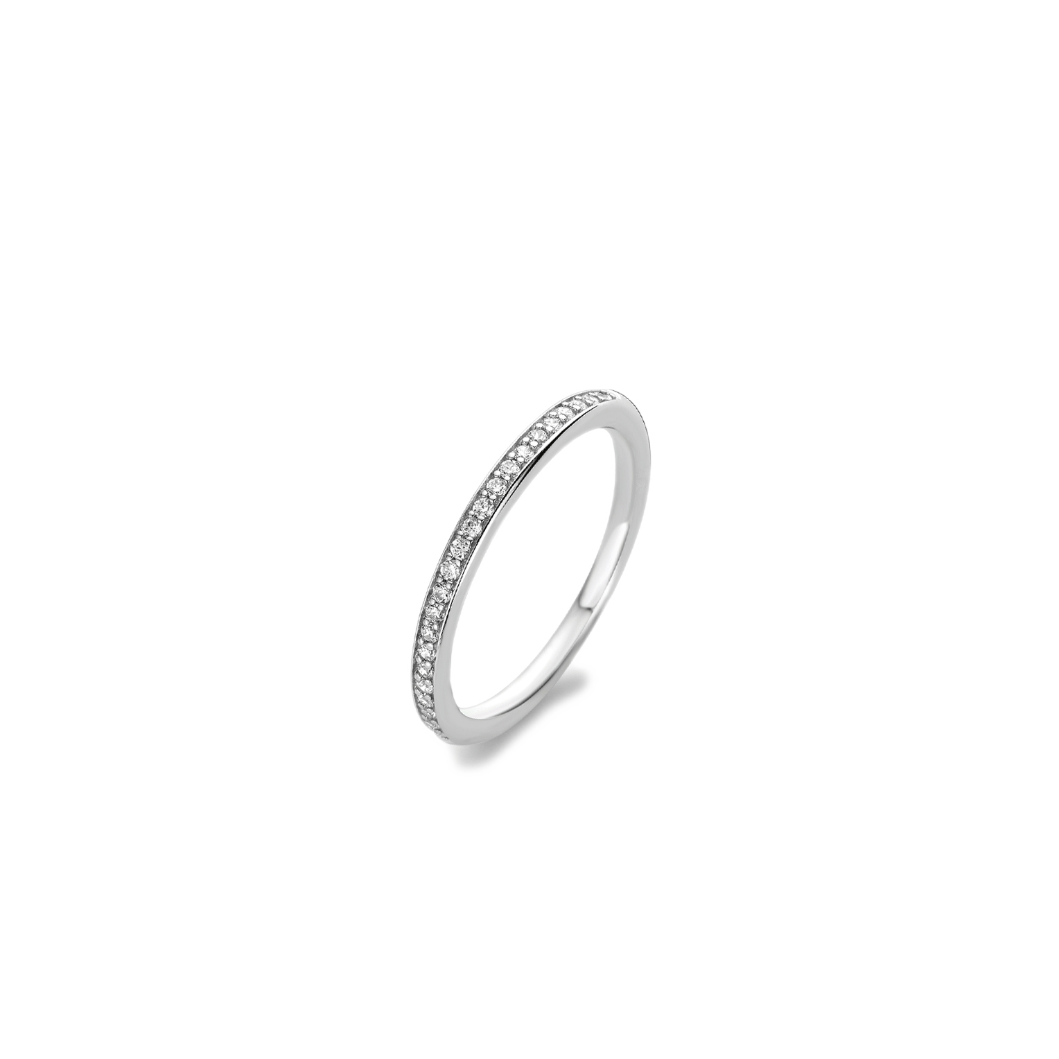 Thin Cubic Zirconia Ring