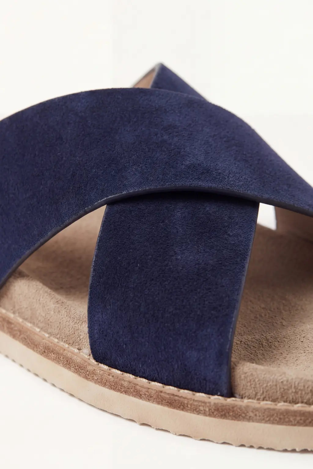 Brescaro Suède Cross Slide Navy