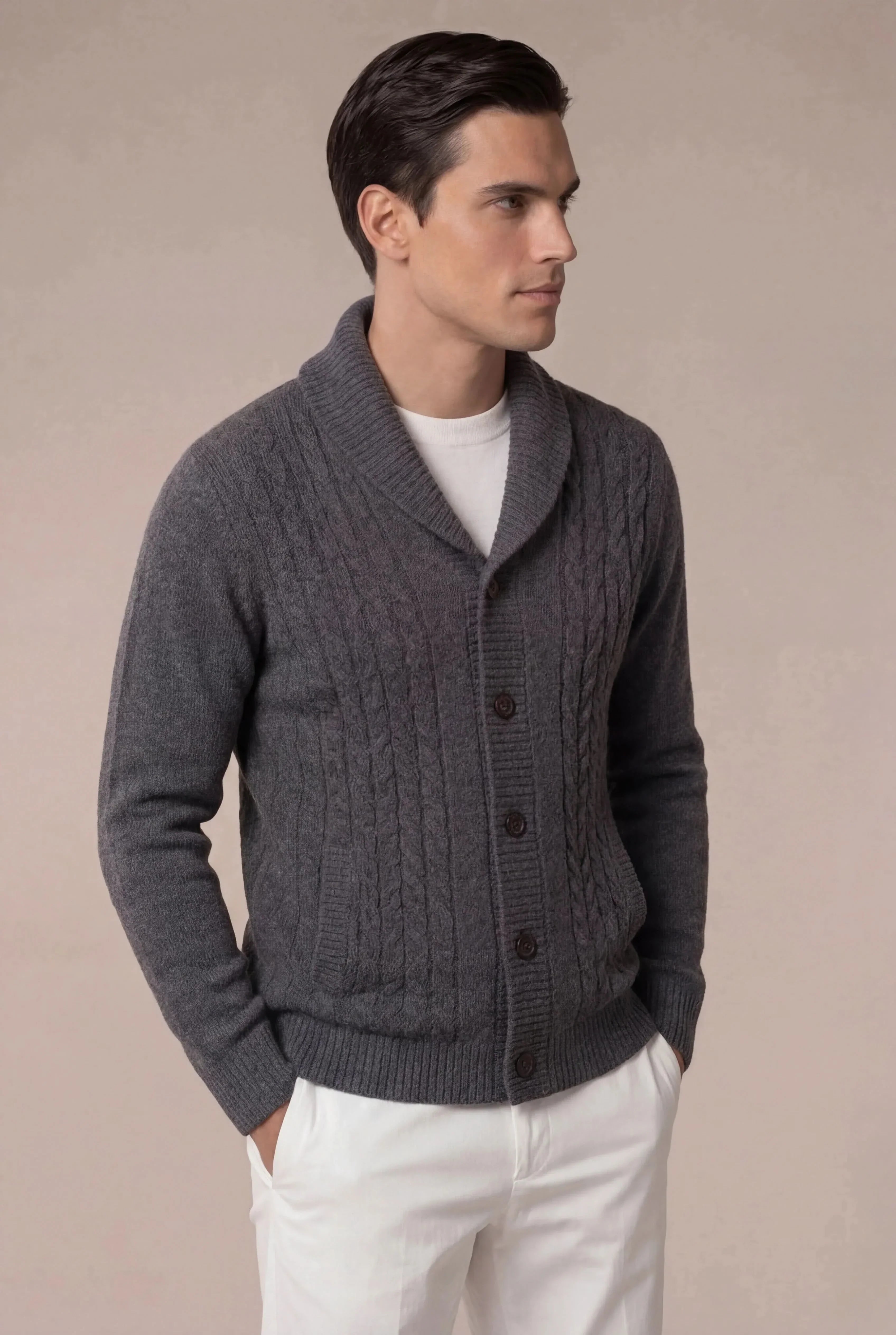 Ombre Grey Cardigan