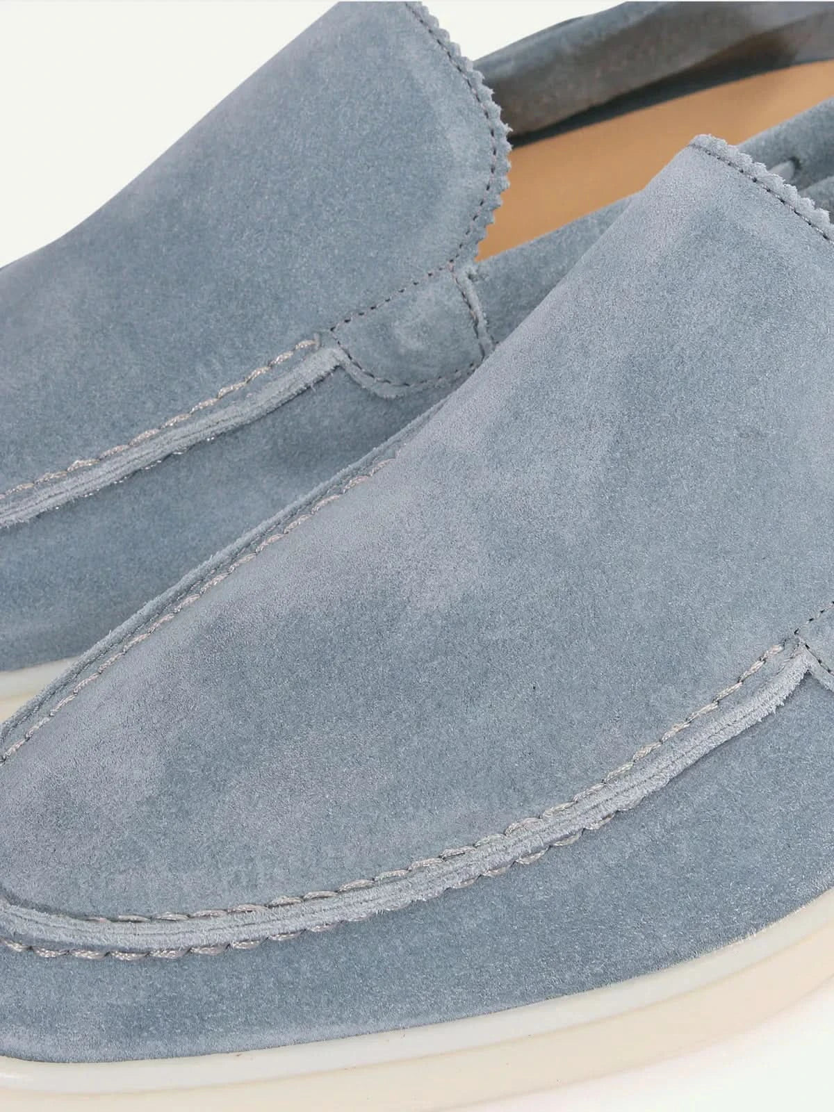 Classic Suède Loafer Baby Blue