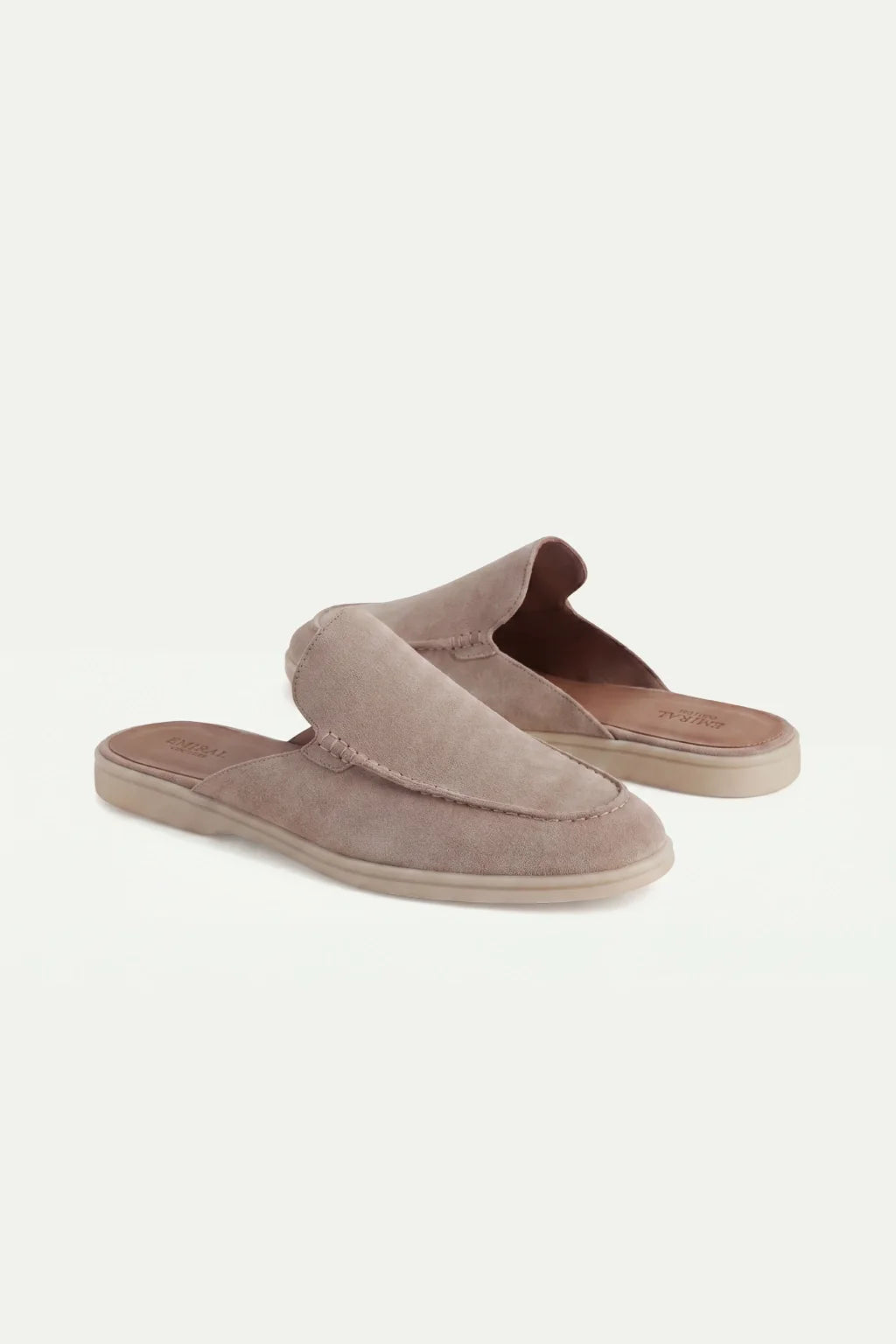 Suède Yacht Mule Beige