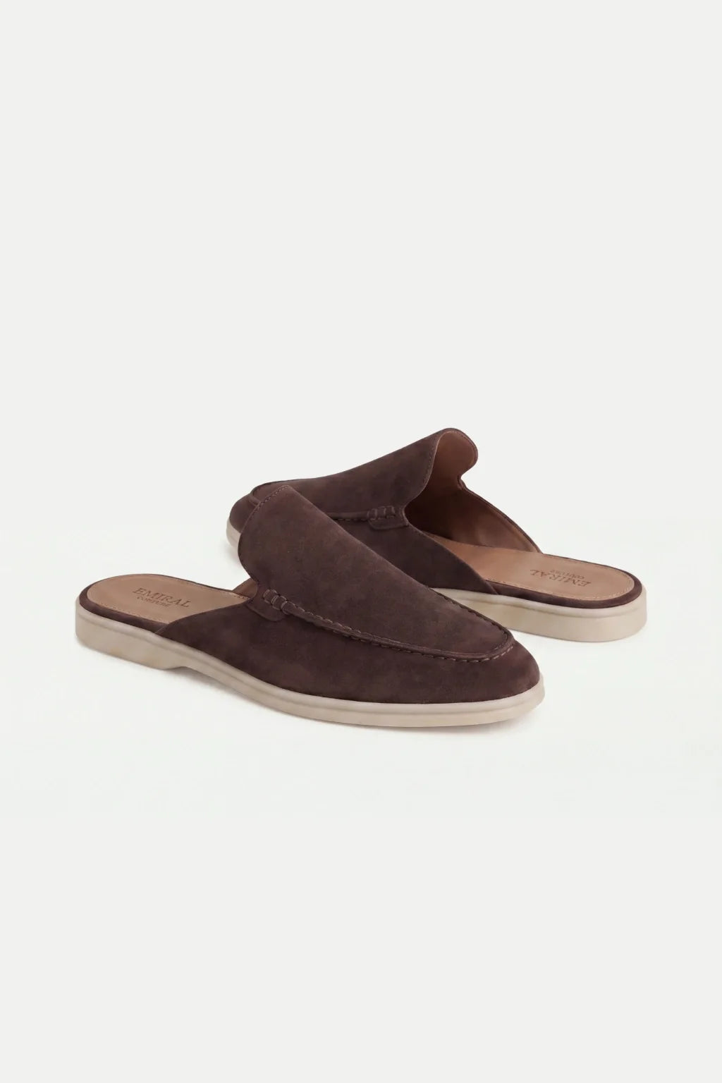 Suède Yacht Mule Brown