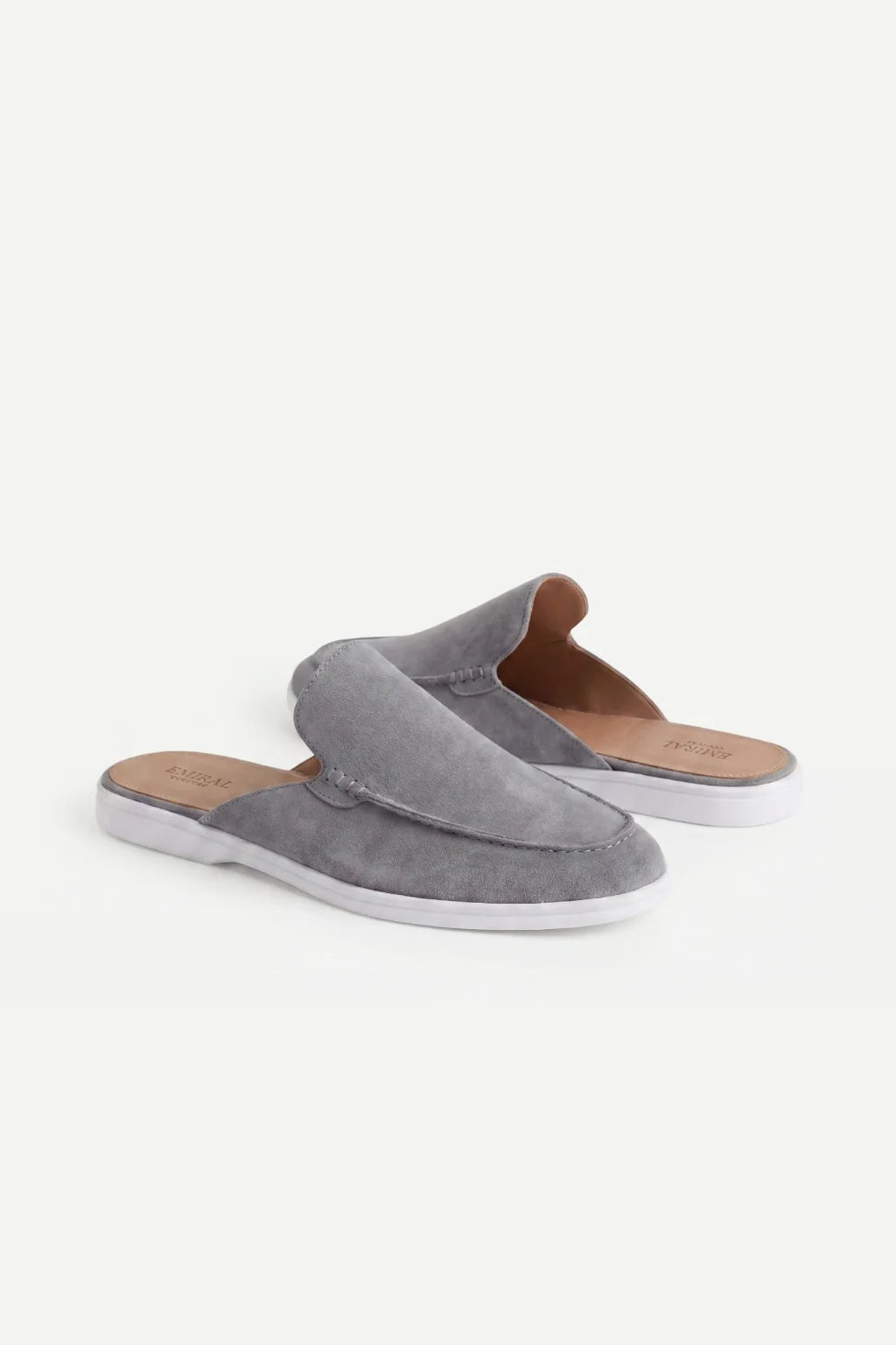 Suède Yacht Mule Grey