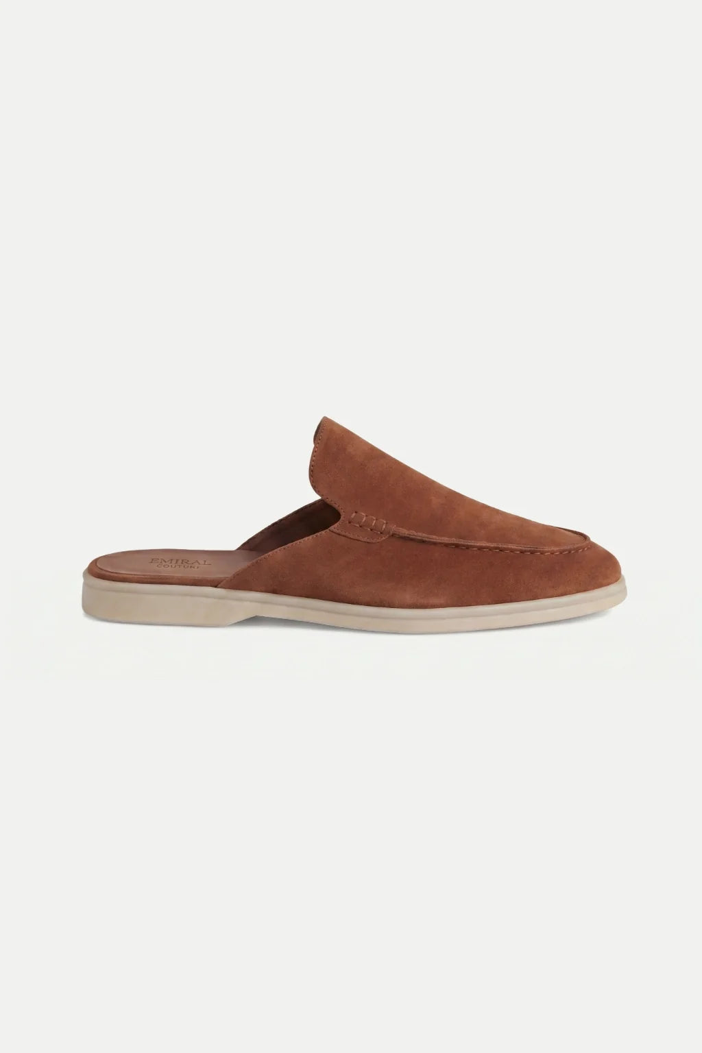Suède Yacht Mule Maroon