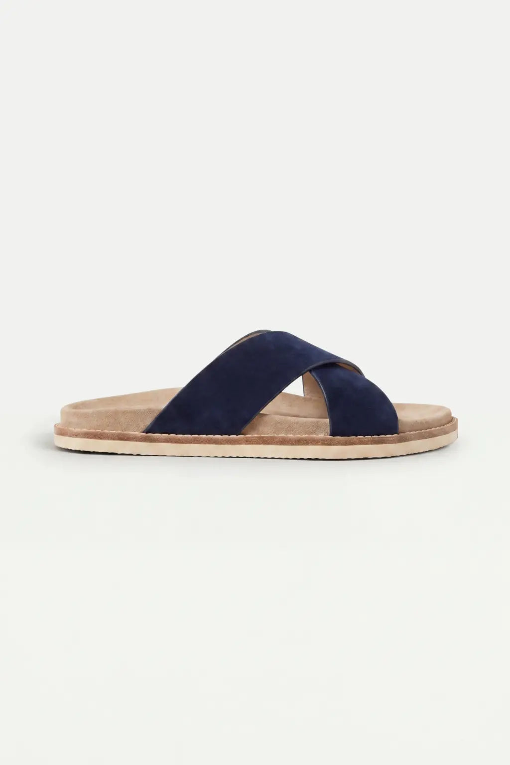 Brescaro Suède Cross Slide Navy