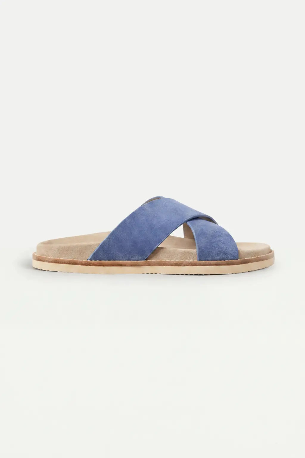 Brescaro Suède Cross Slide Blue