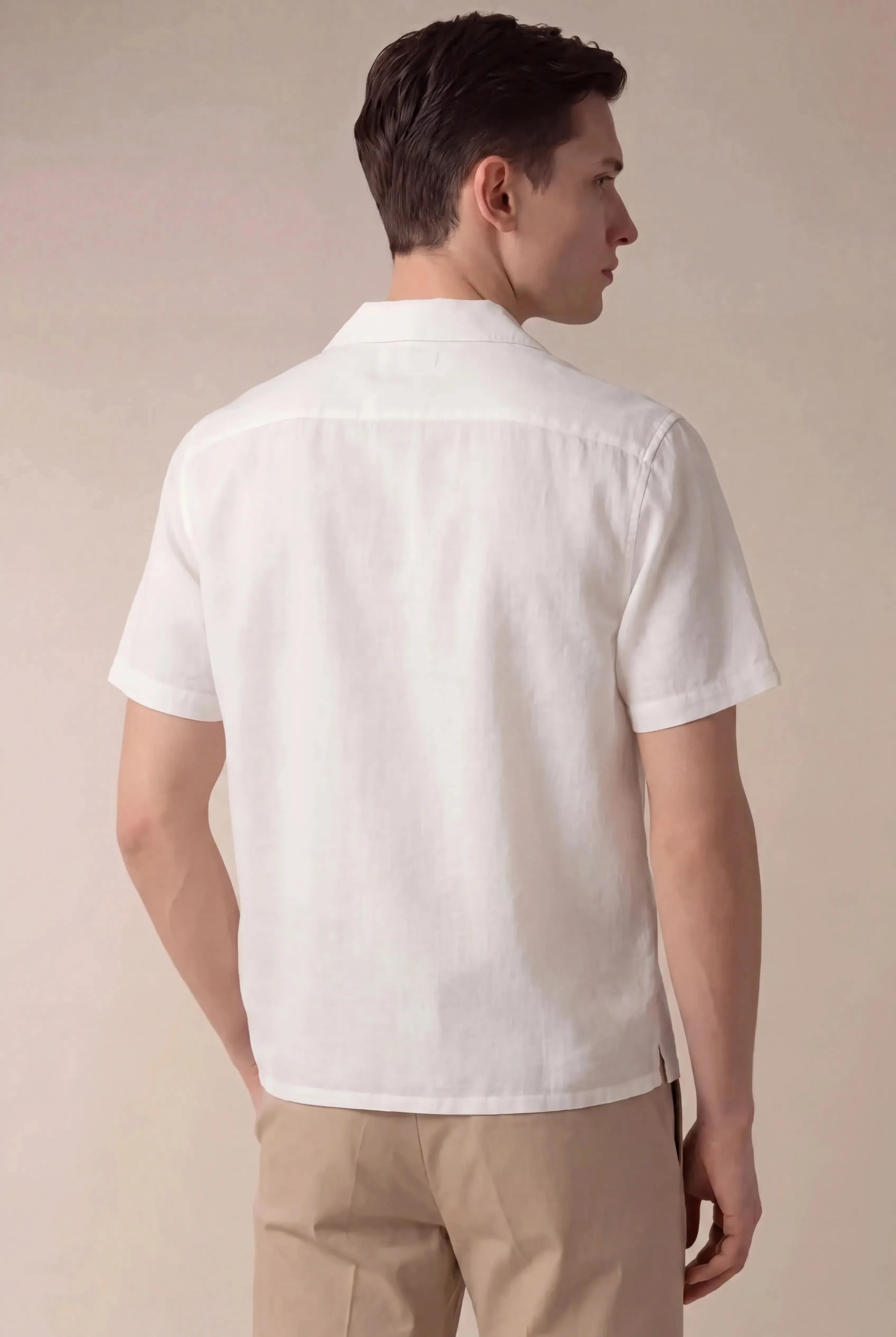 Bianco Linen Shirt White