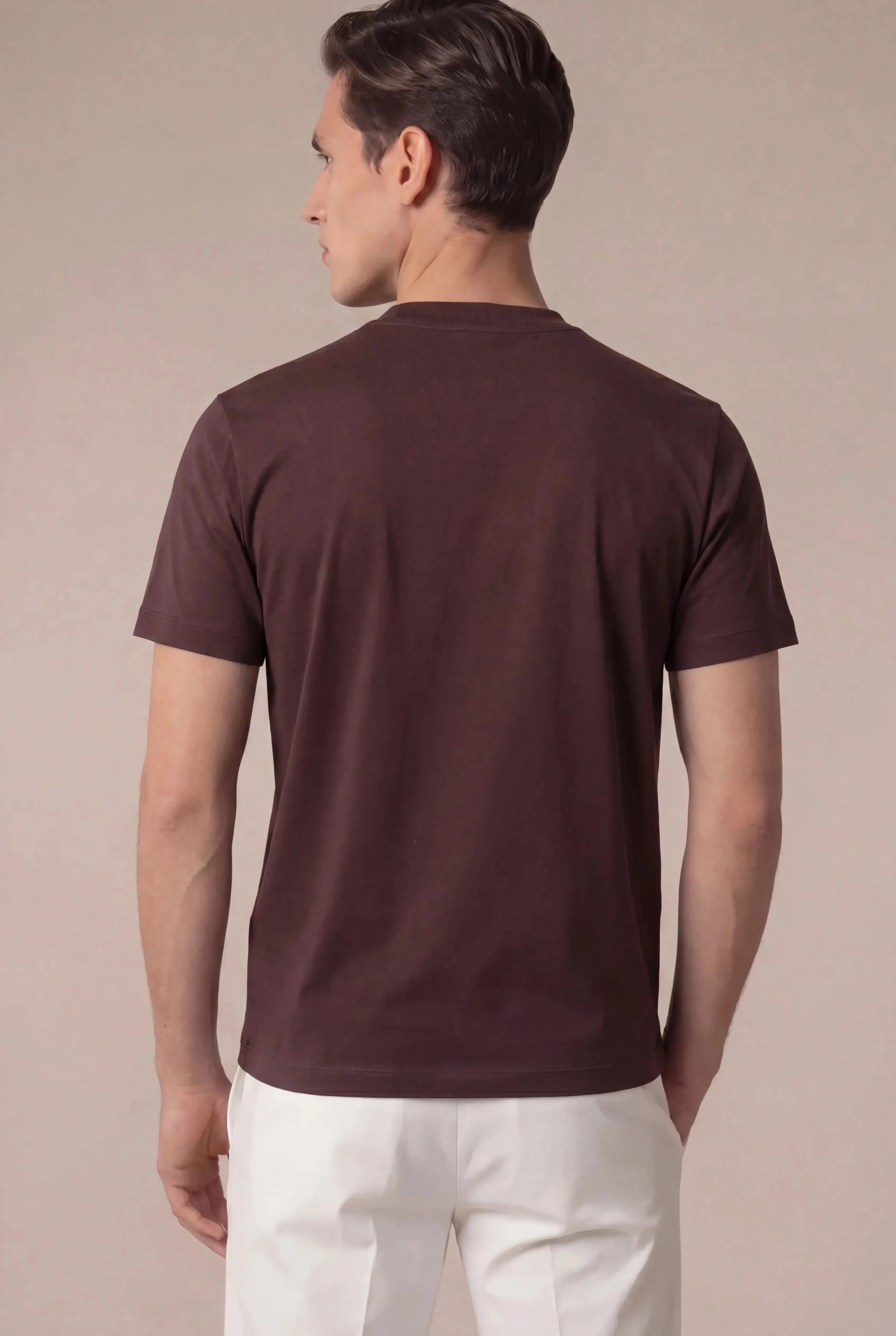 Cordino Cotton Tee Espresso