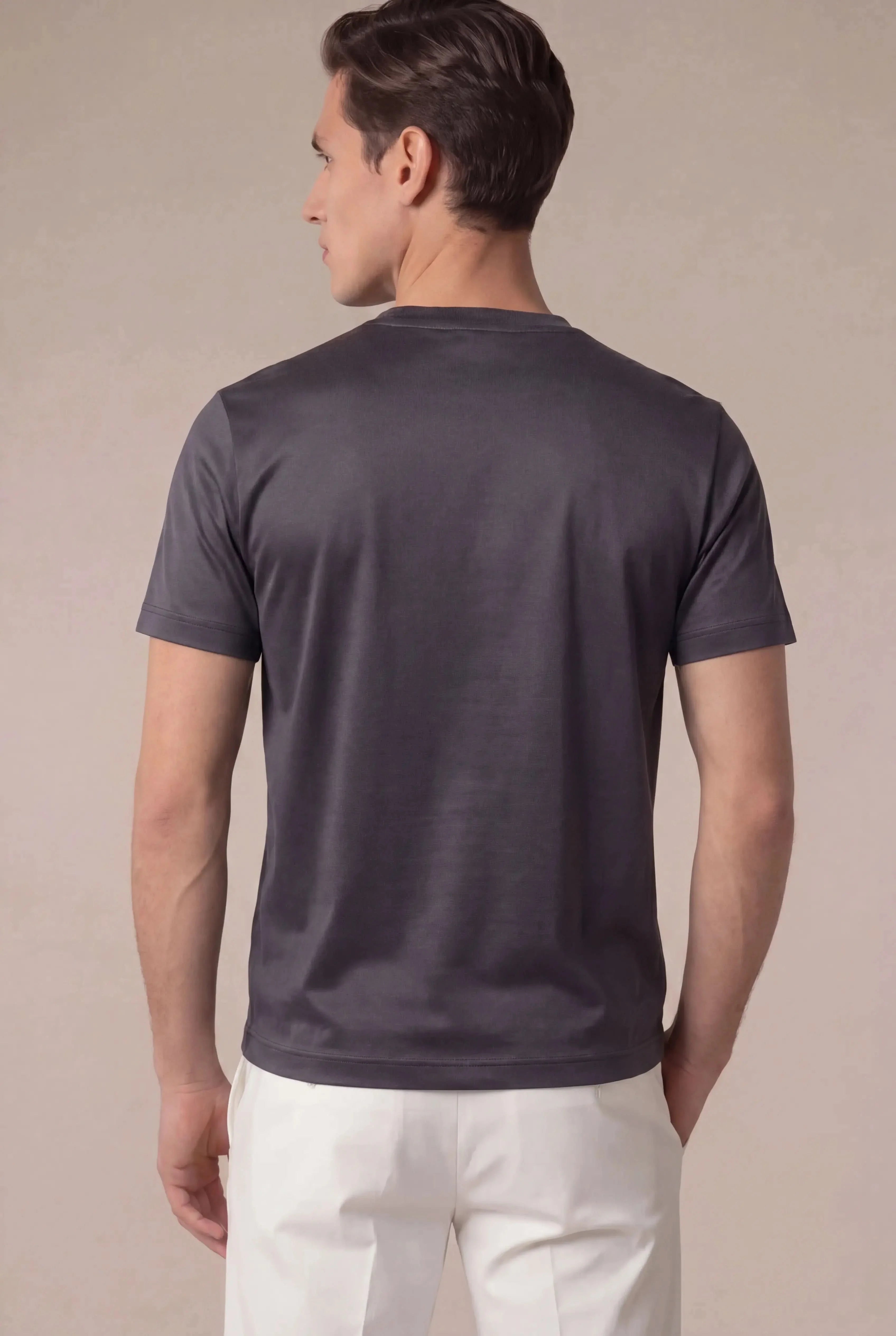 Pordino Cotton Tee Grey