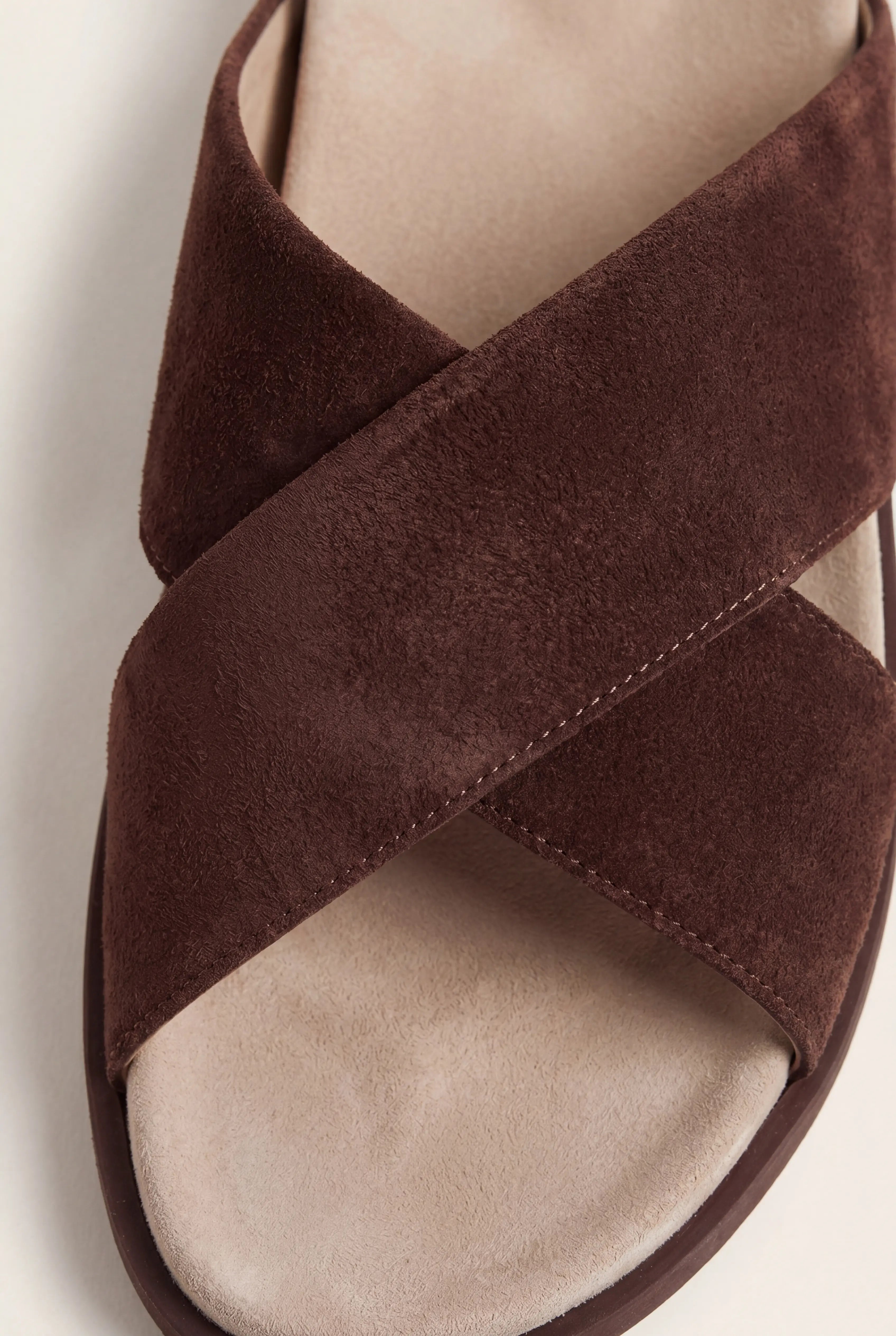 Corvelo Suède Cross Slide Brown