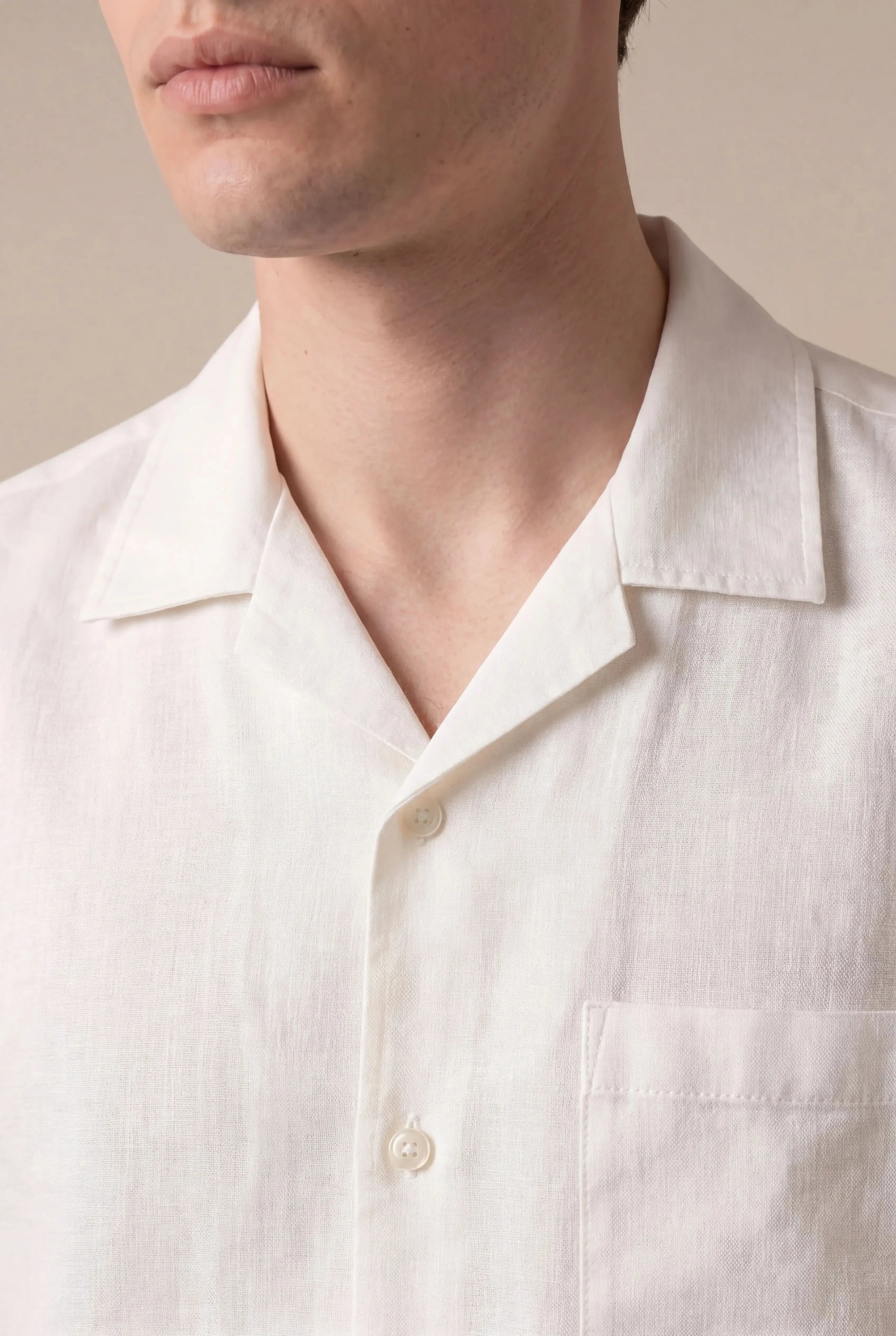 Bianco Linen Shirt White