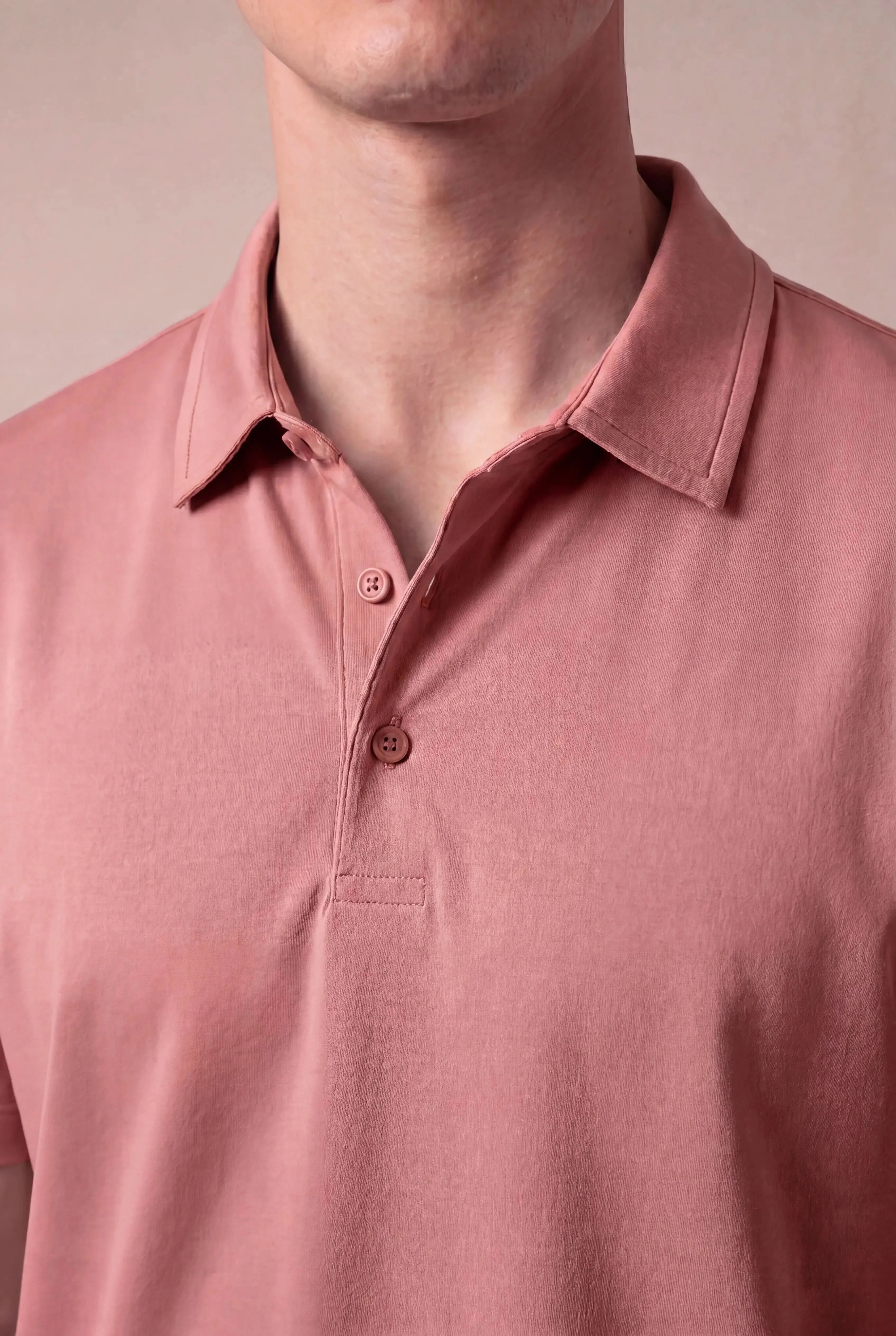 Alvino Cotton Polo Rose