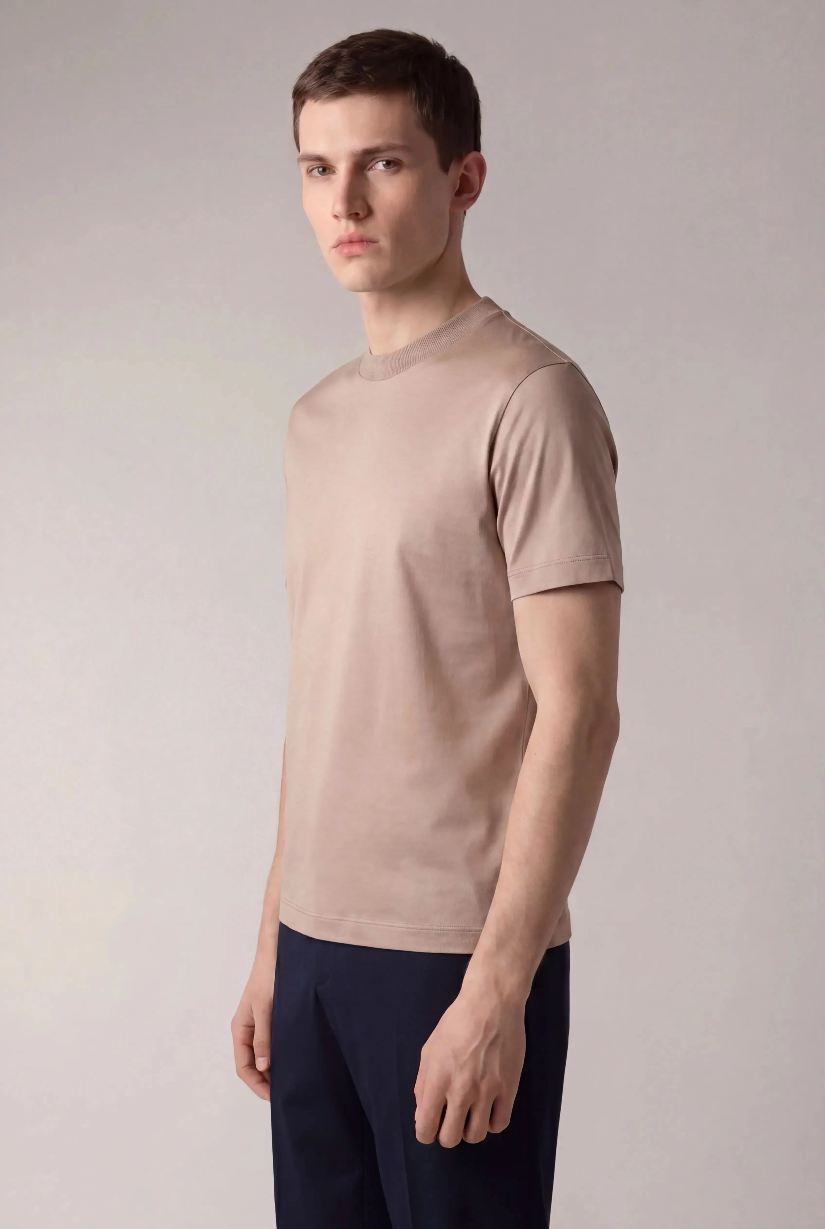 Tervino Cotton Tee Desert Sand