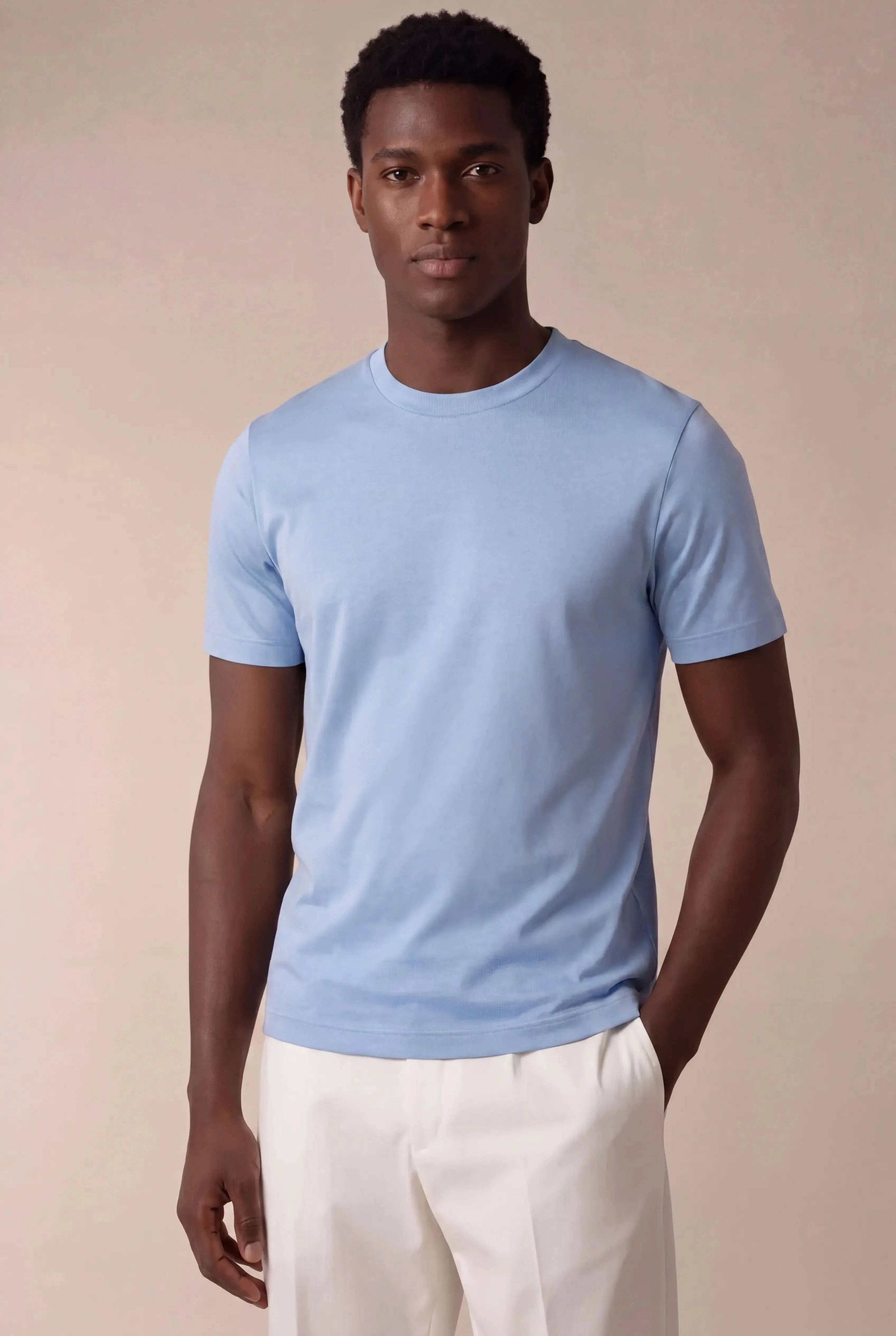 Celvano Cotton Tee Ocean Blue