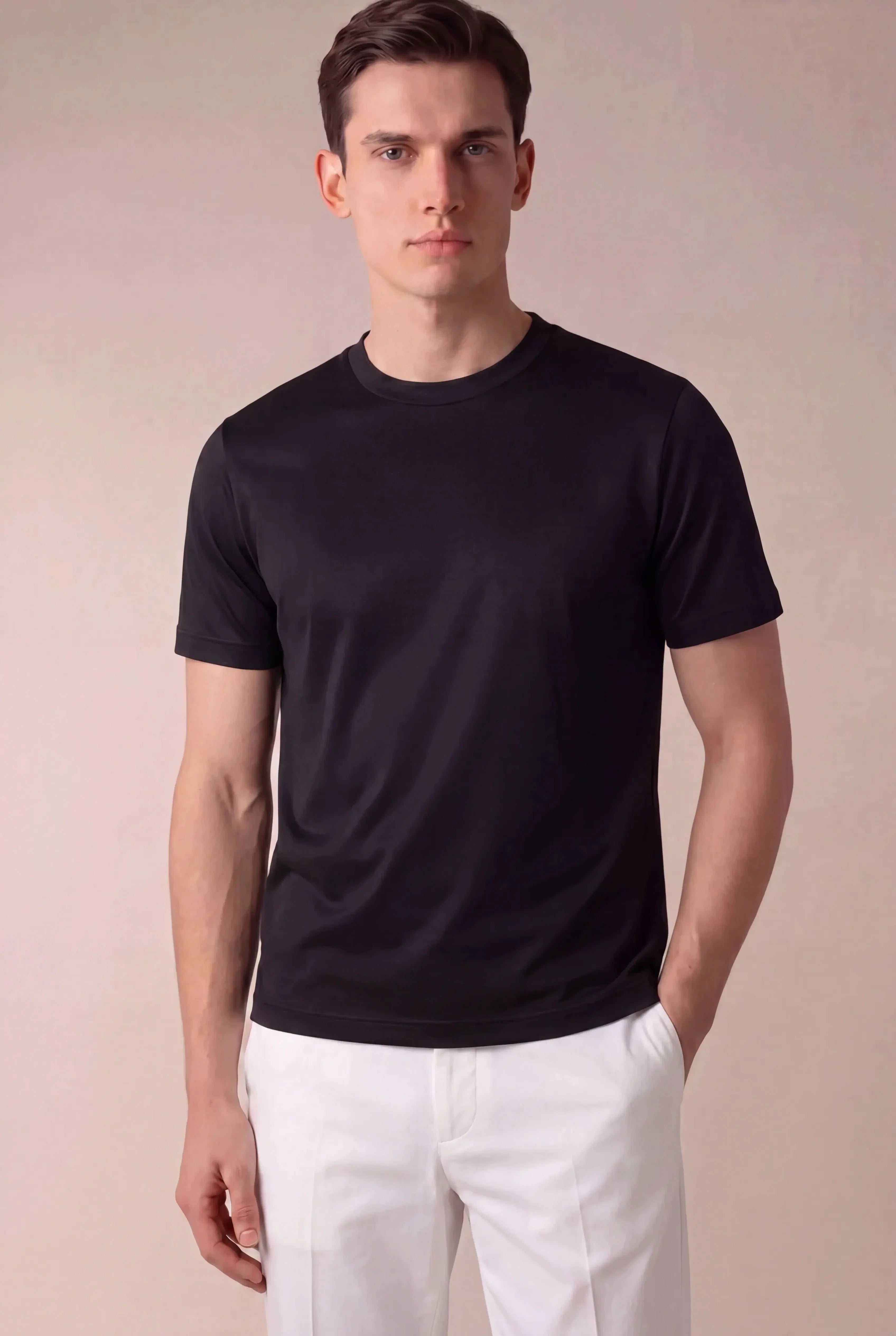 Darnino Cotton Tee Black