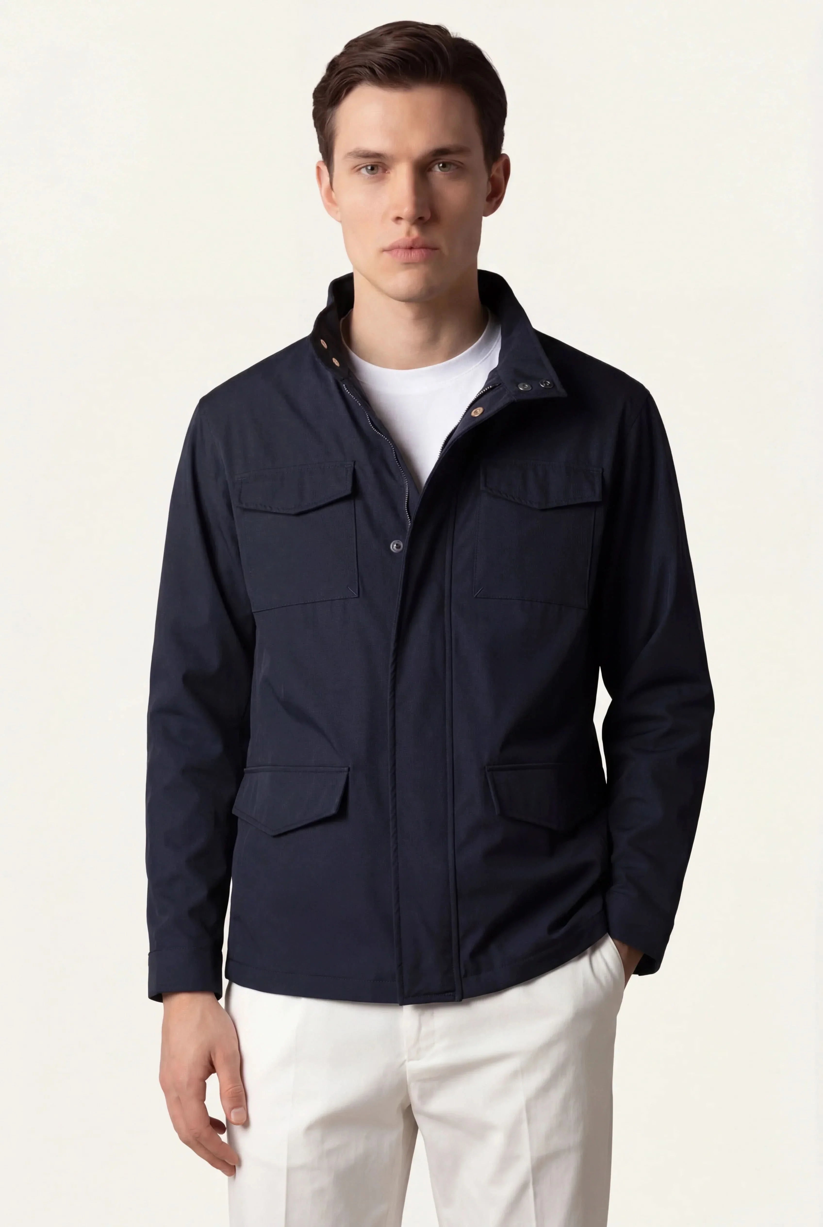 Givano Expedition Coat Navy