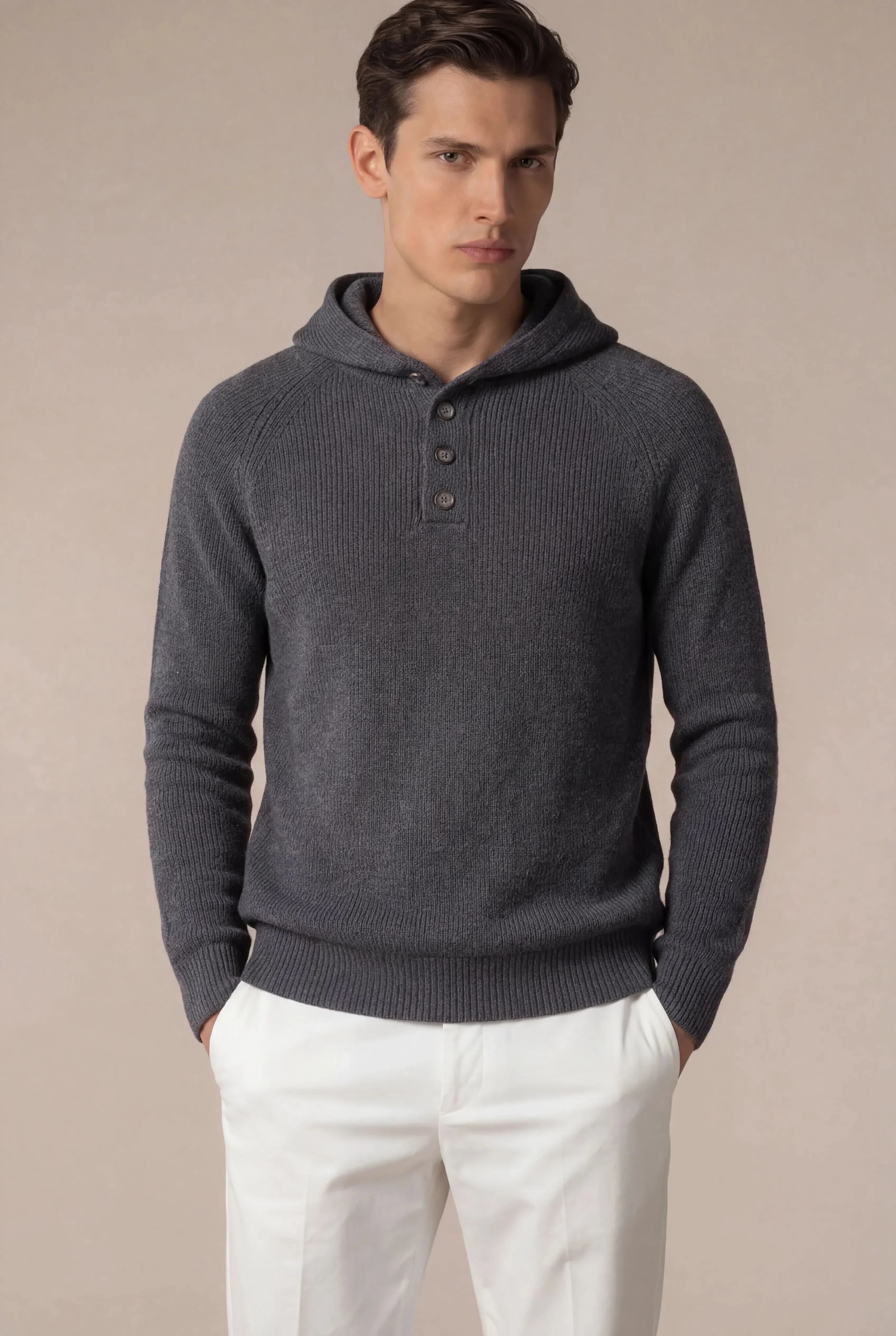 Nobi Knit Sweater Grey