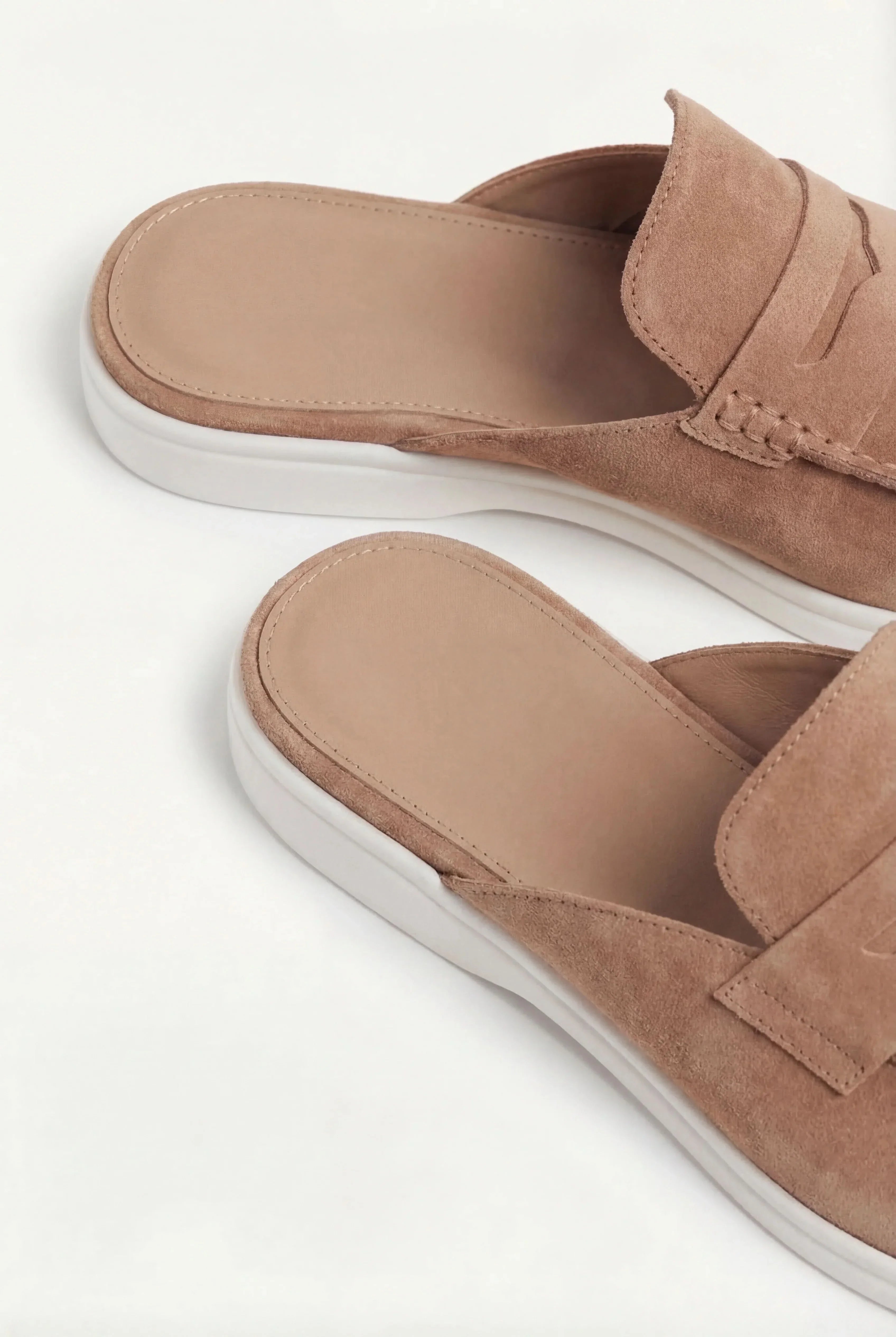 Suède Portside Mule Brown