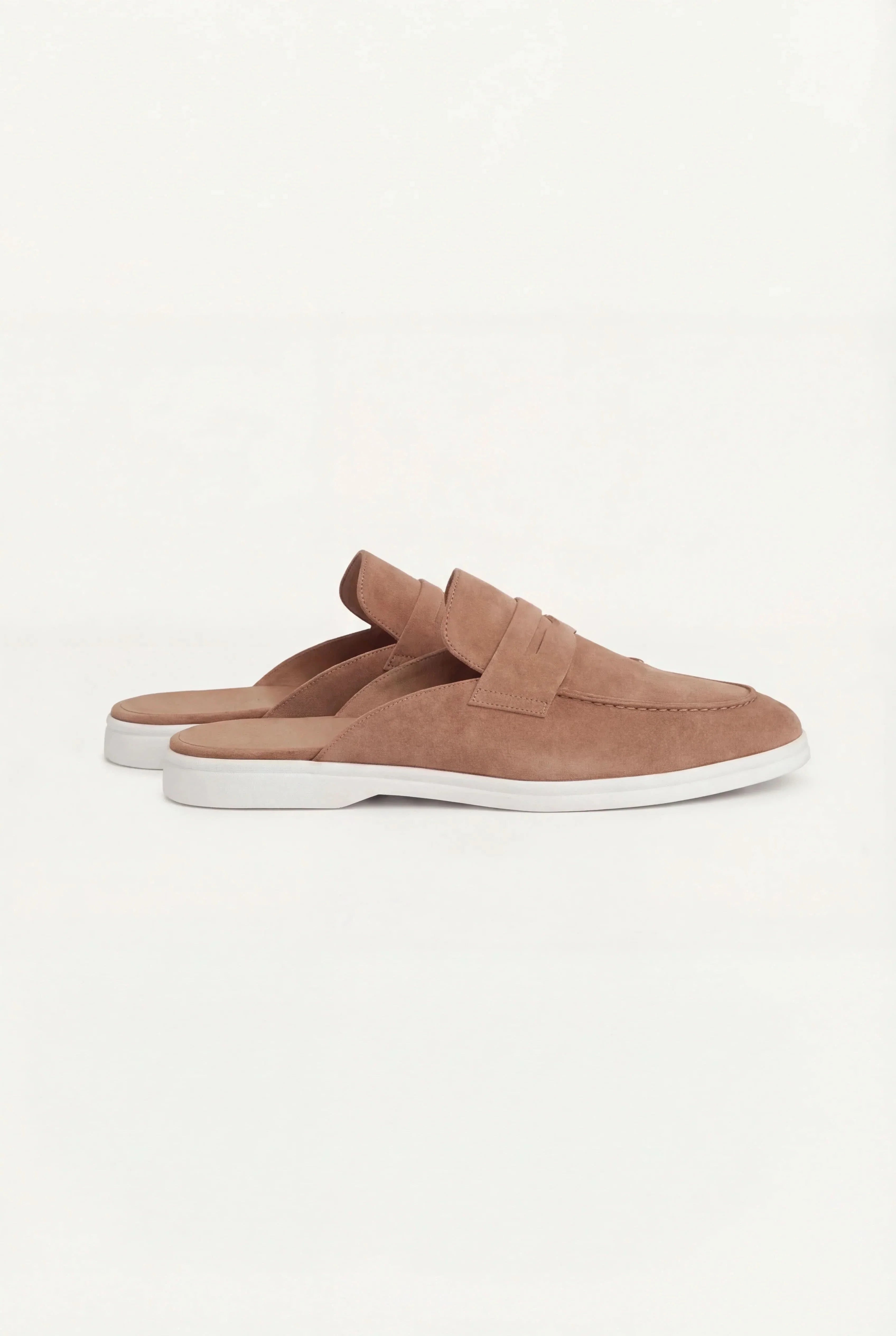 Suède Portside Mule Brown