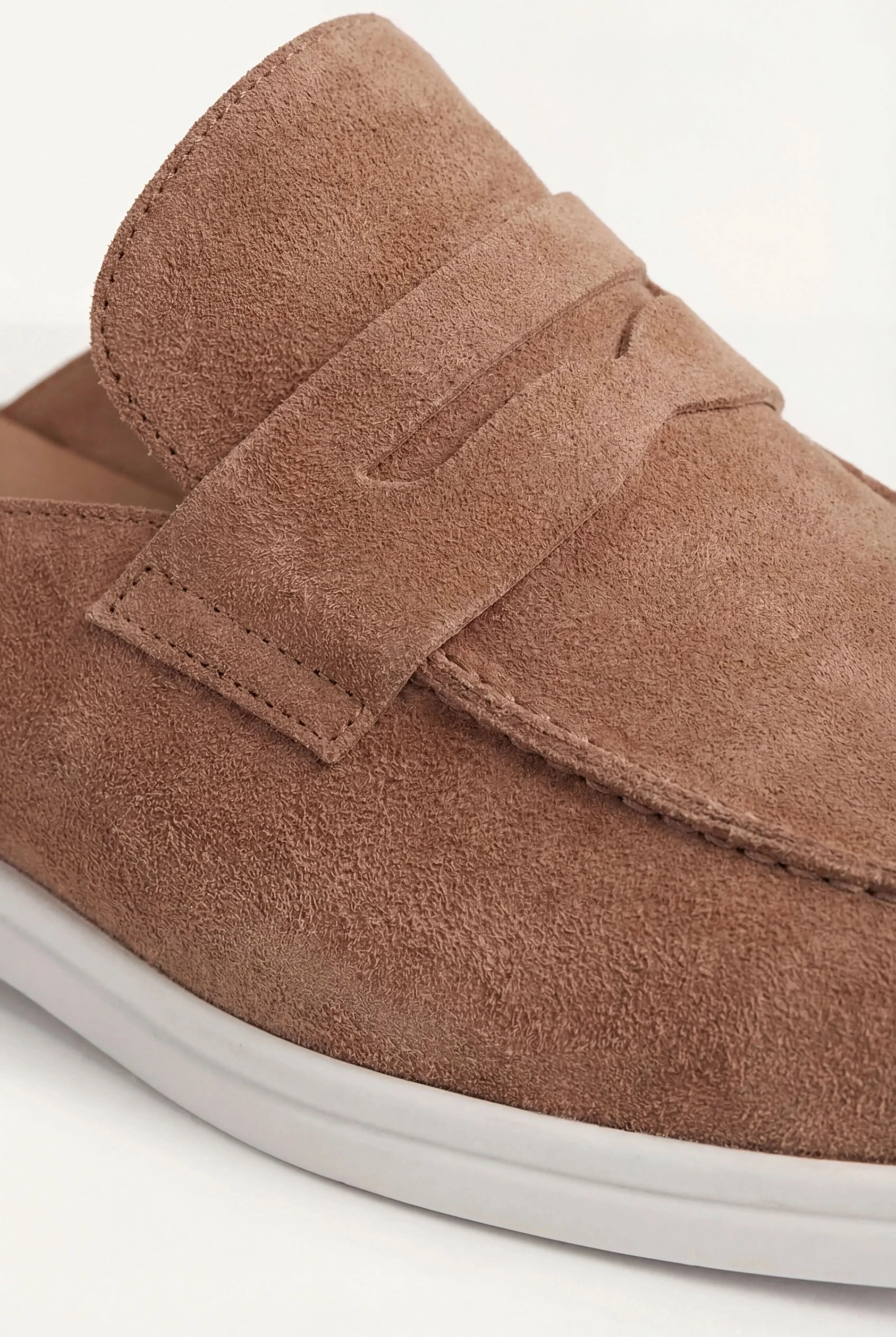 Suède Portside Mule Brown