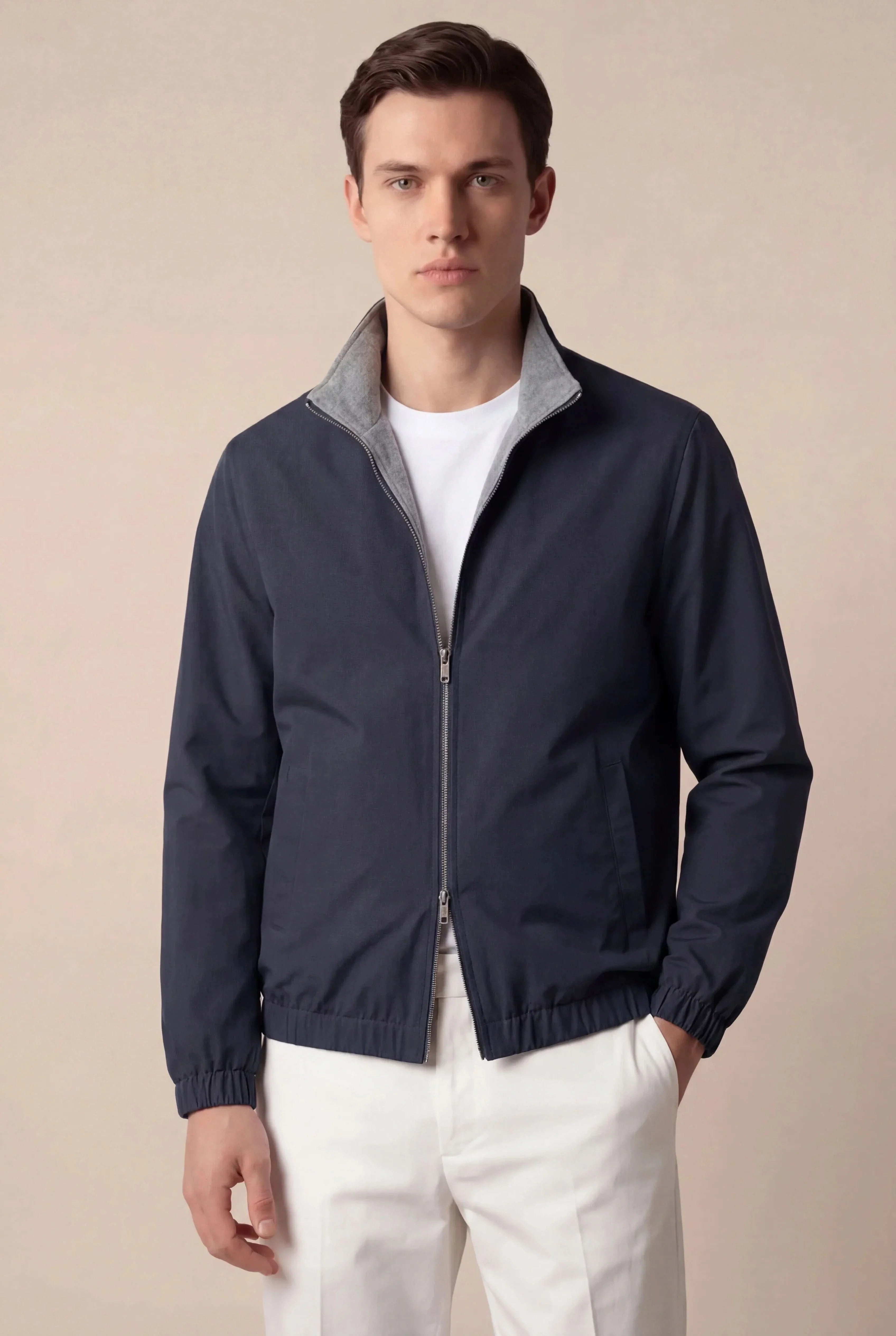 Tech Reversible Jacket Navy