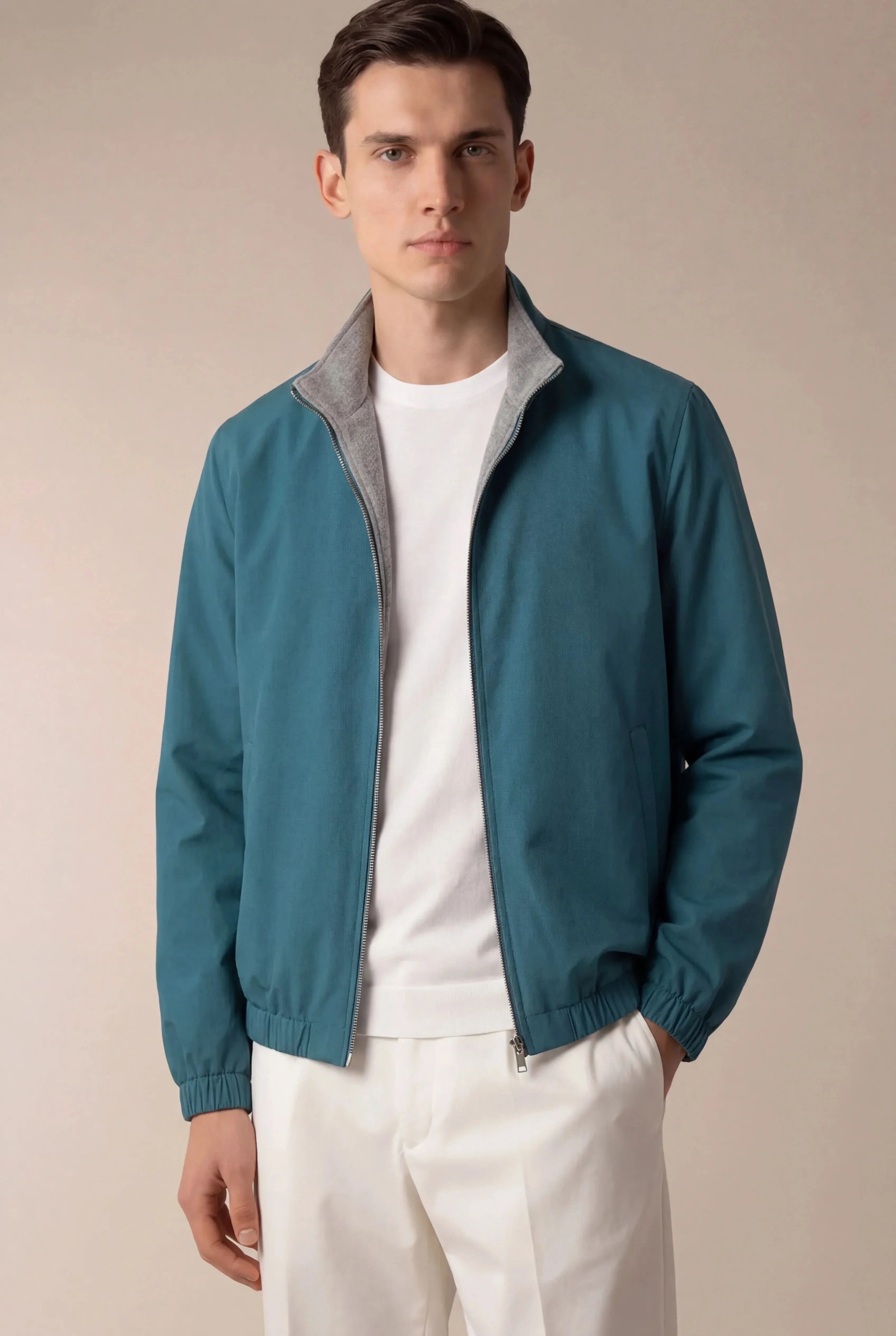 Tech Reversible Jacket Teal