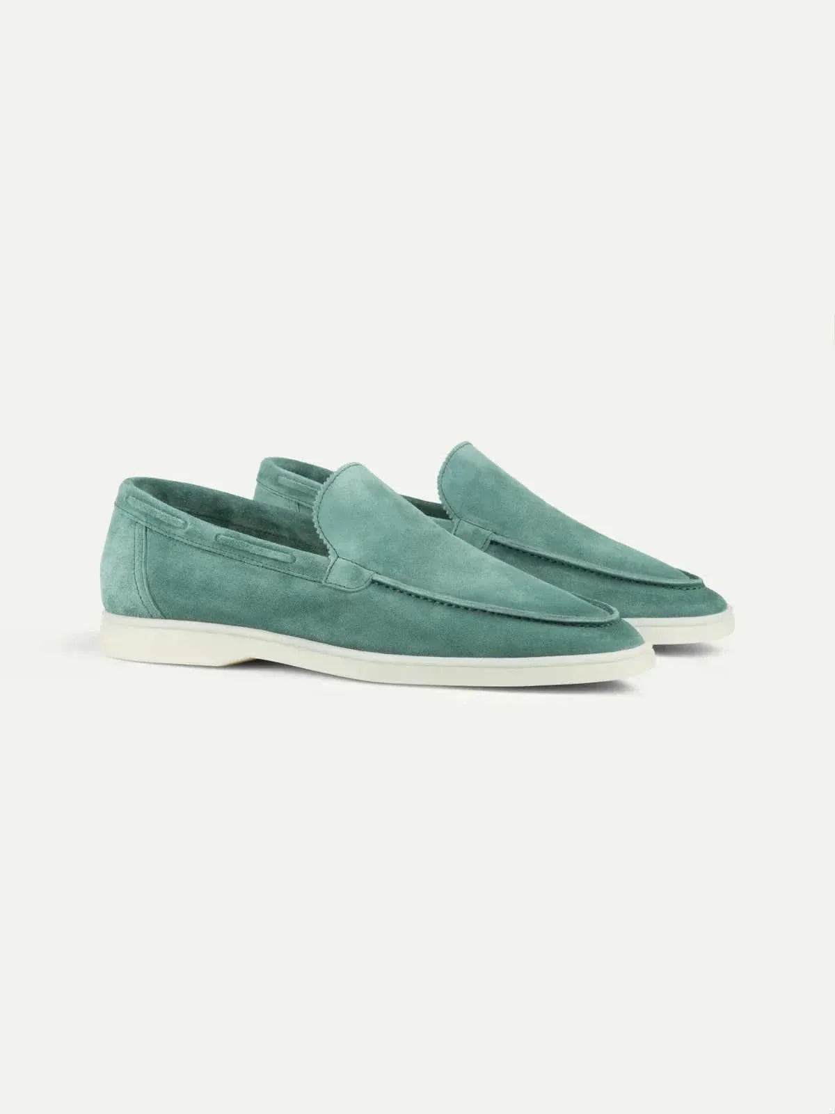 Classic Suède Loafer Apple Blue