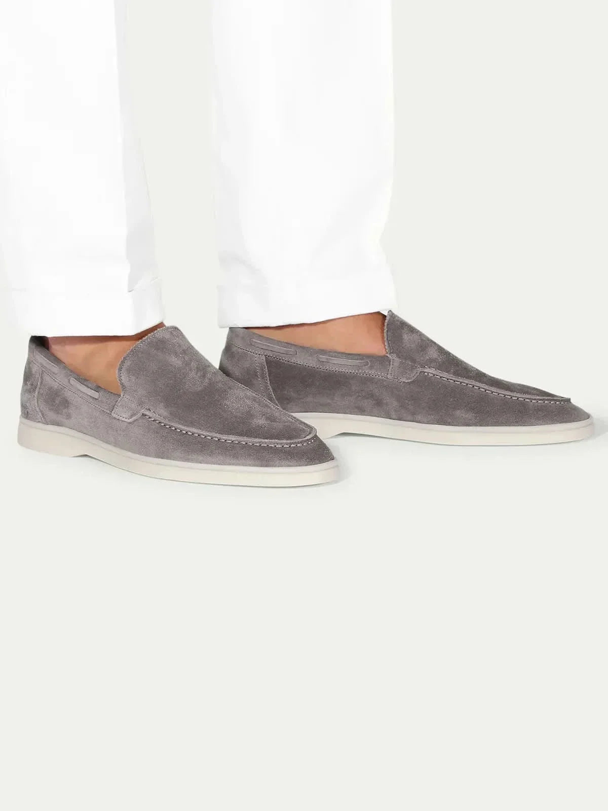 Classic Suède Loafer Grey