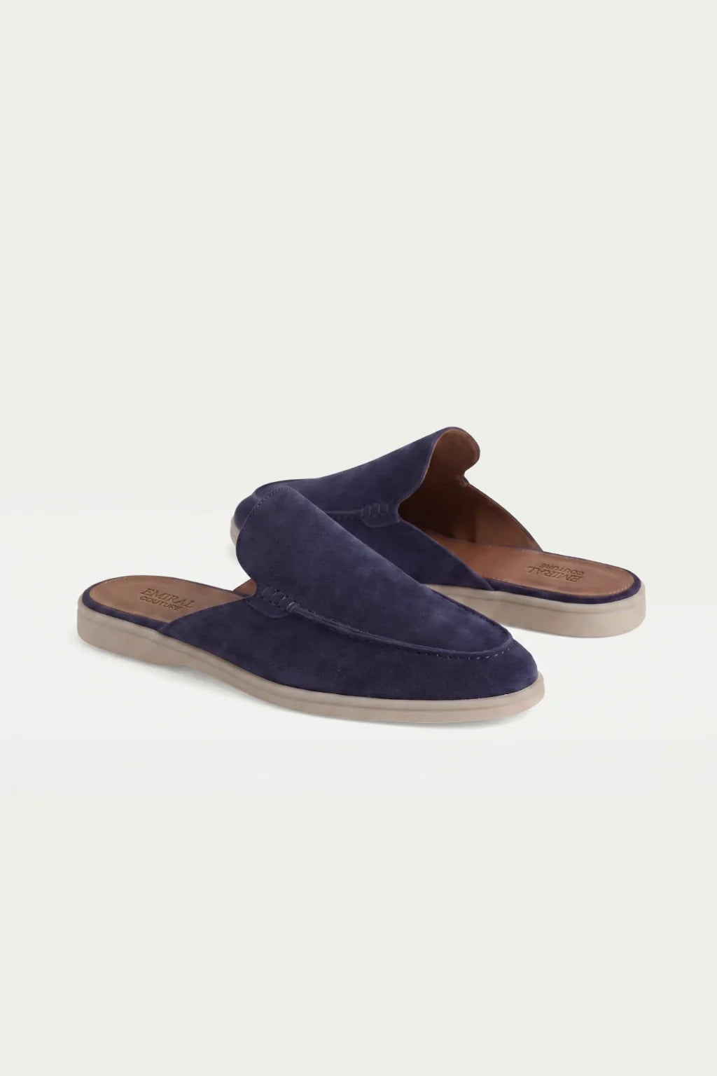 Suède Yacht Mule Navy