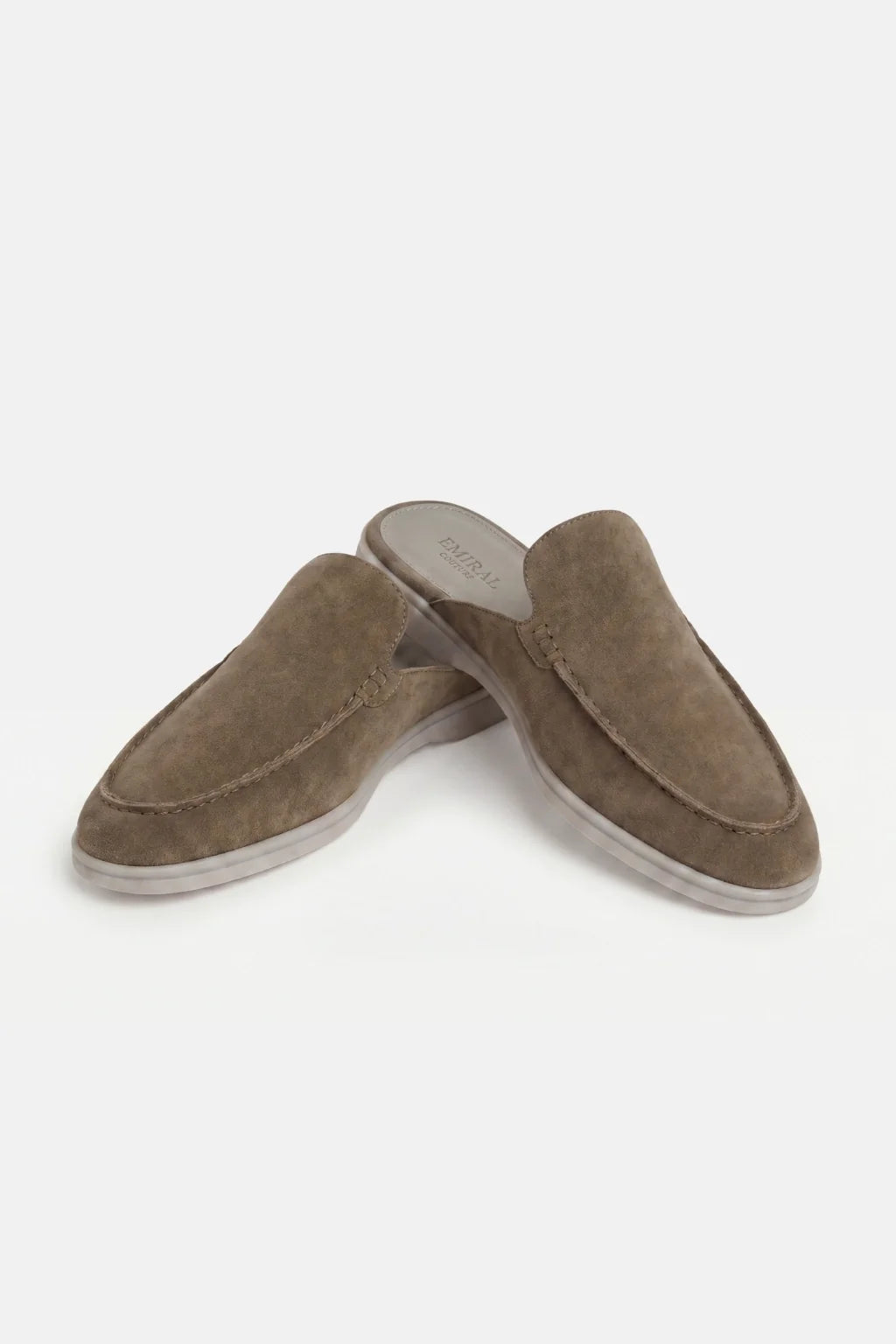 Suède Yacht Mule Olive