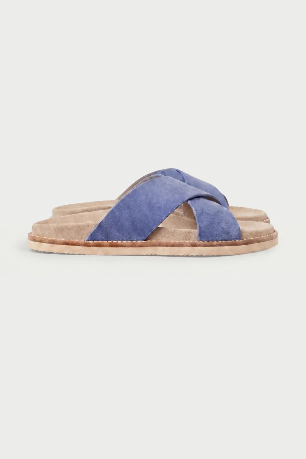 Brescaro Suède Cross Slide Blue