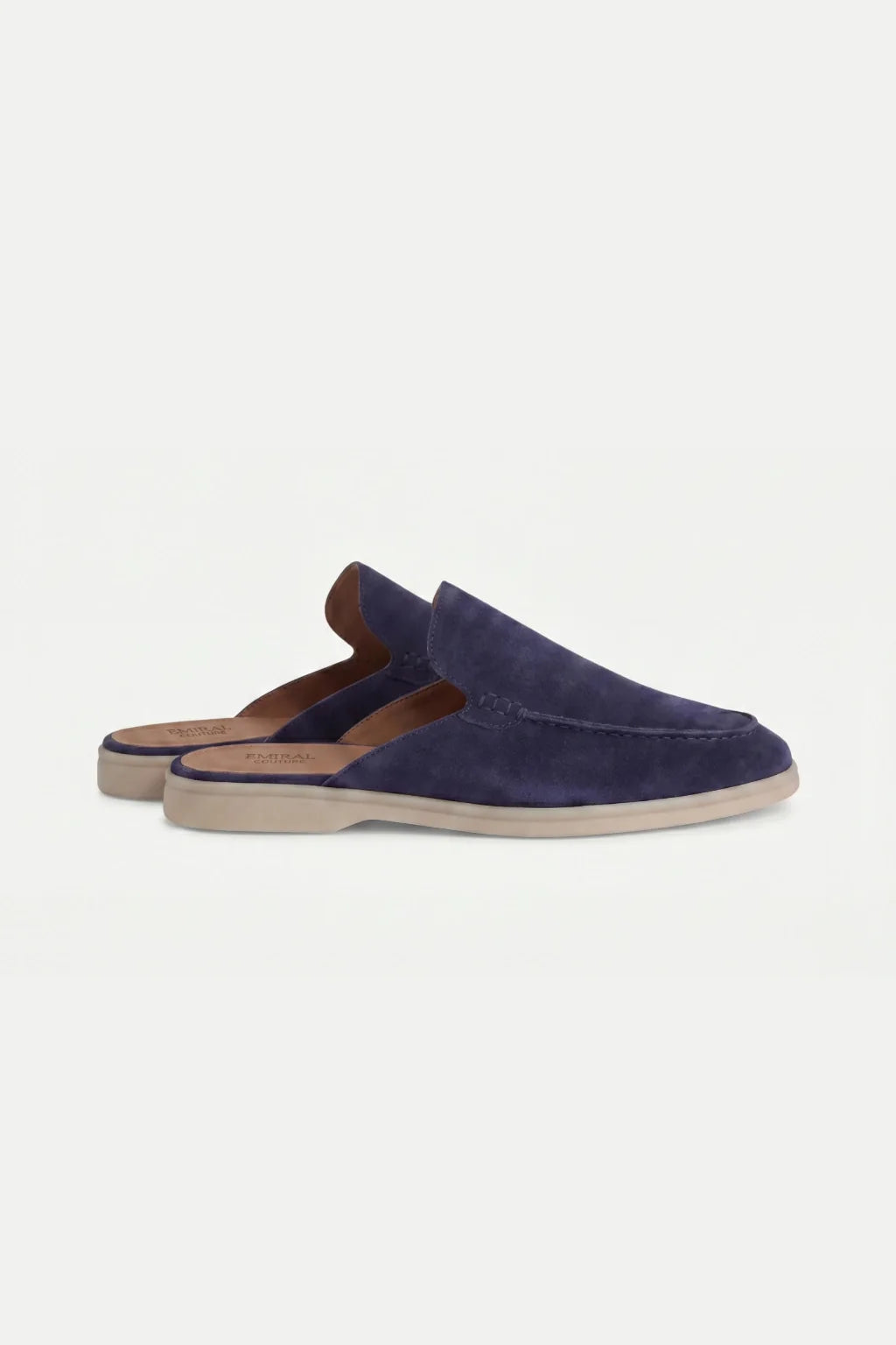 Suède Yacht Mule Navy