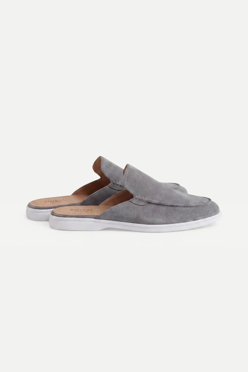 Suède Yacht Mule Grey