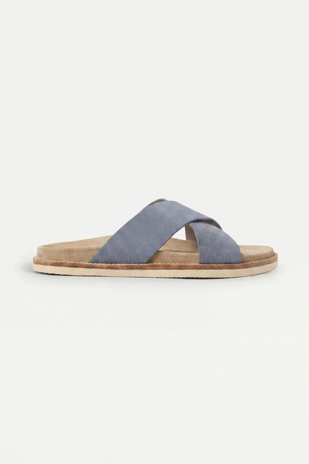 Brescaro Suède Cross Slide Lavender Blue
