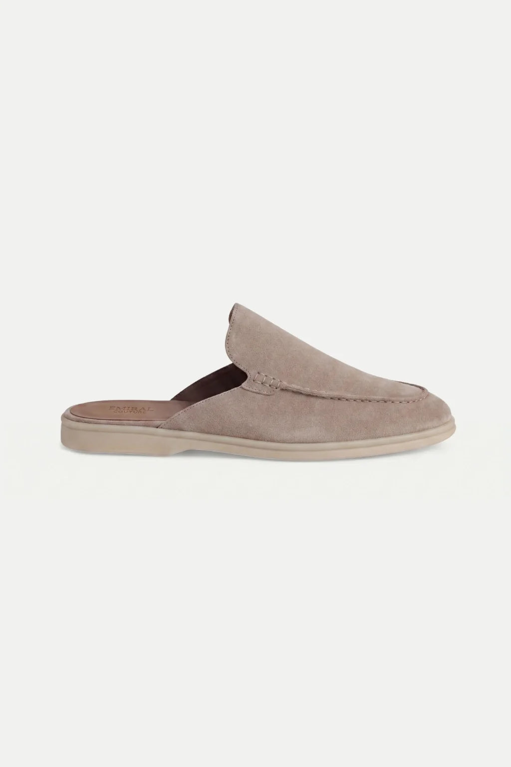 Suède Yacht Mule Beige