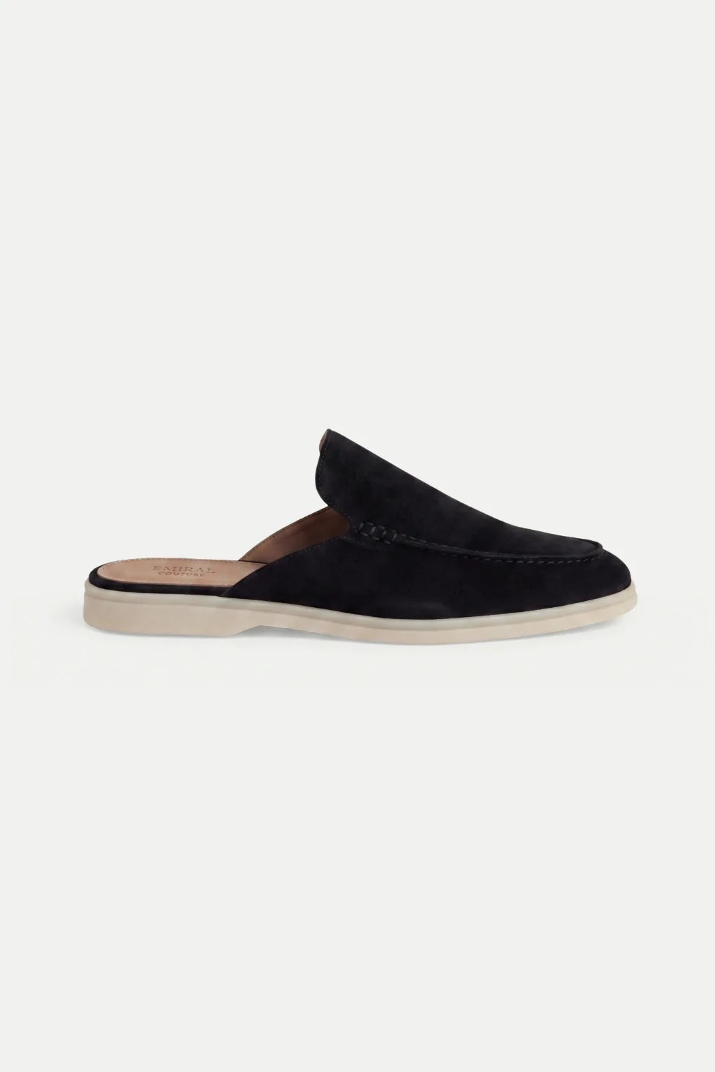 Suède Yacht Mule Black