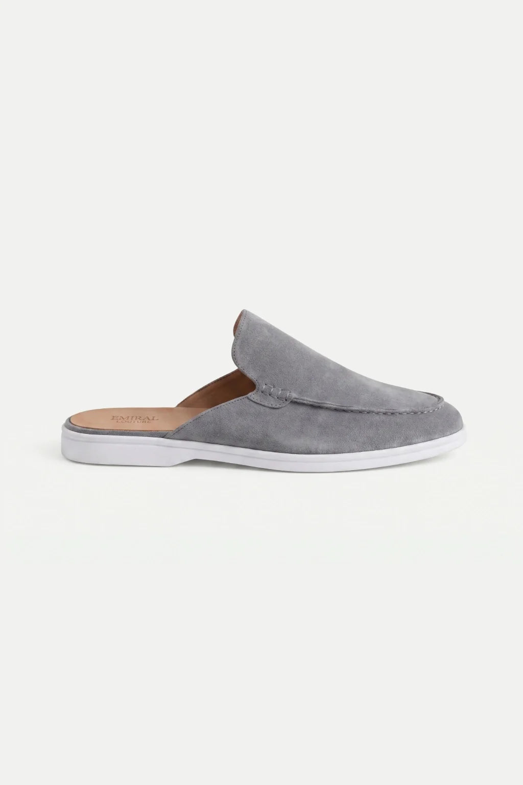 Suède Yacht Mule Grey