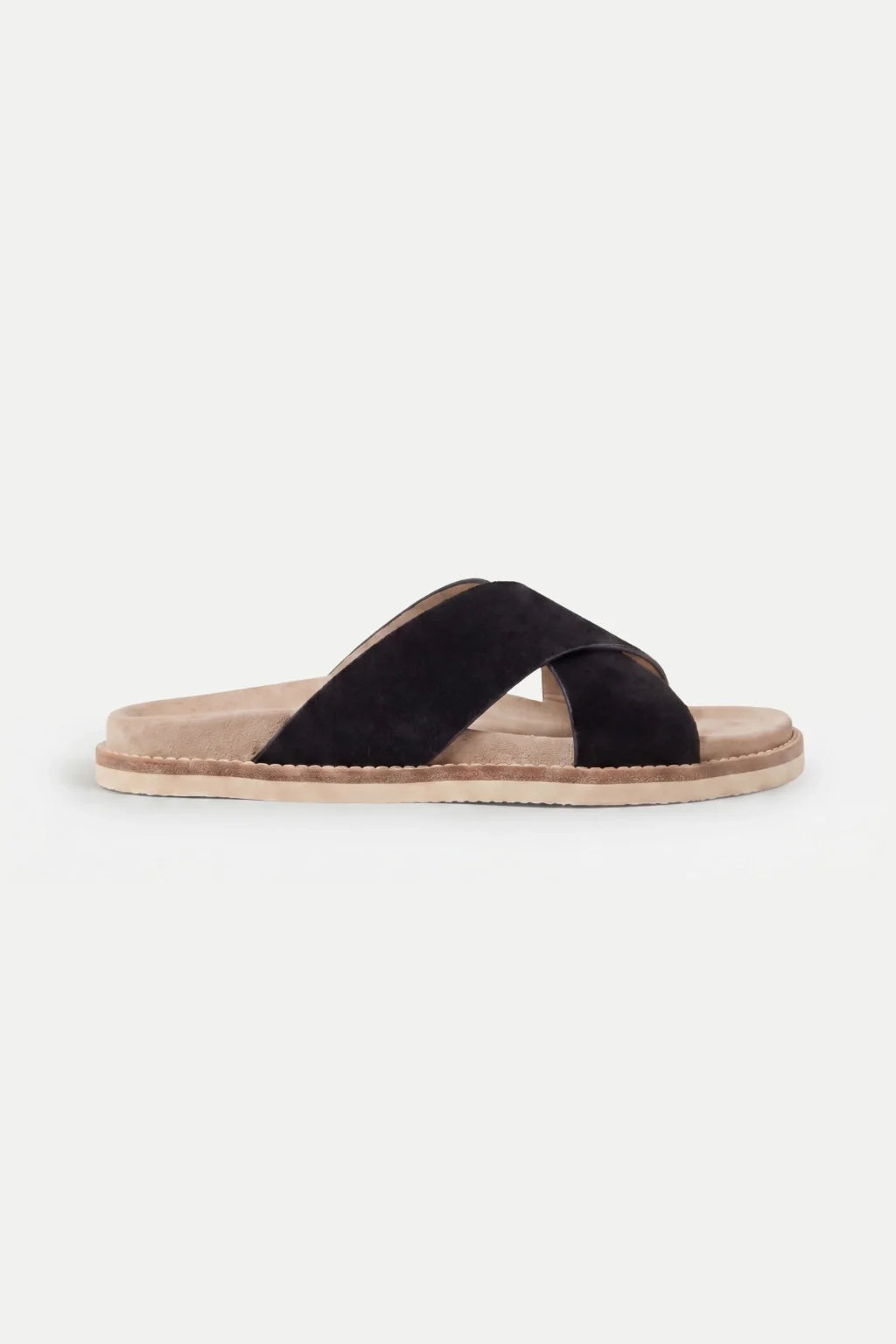 Brescaro Suède Cross Slide Black