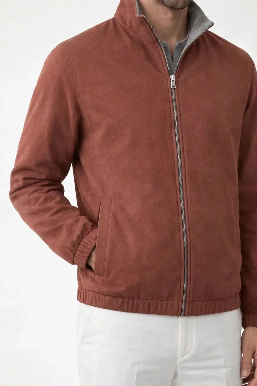 Tech Reversible Jacket Terracotta